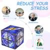 2 in 1 Star Sky Infinity Cube EDC Fidget Toy Creative Decompression Puzzle for Stress Relief Fun Plaything for Kids and Adults