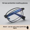 Складные очки для чтения двойного назначения с изменяемым цветом, функцией мультифокусировки, HD Vision и защитой от синего света для мужчин и женщин