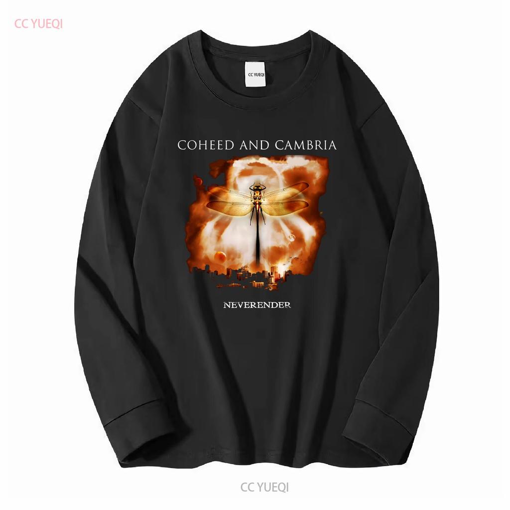 COHEED AND CAMBRIA NEVERENDER Футболка Хлопок S 5XL BO567 винтажная Стирка Графический мужской Унисекс Повседневный Универсальный Эластичный