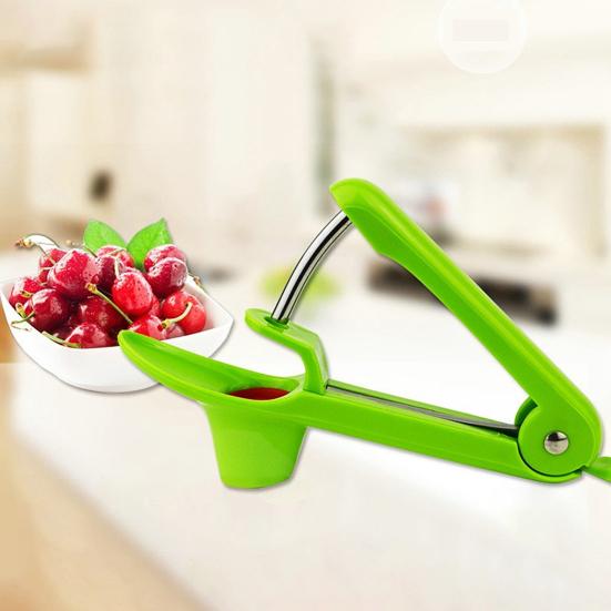 Corer Efficient Press Design One-Handed Cherry Pitter Tool Safely Remove Pits for Delicious Cherry Recipes