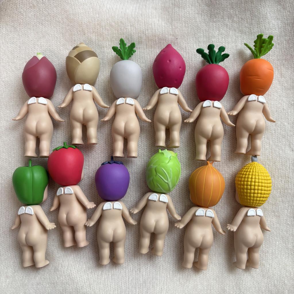 Sonny Angel Mini Figure Old Regular Vegetable series Blind Box No box No bag Carrot Cauliflower Corn Bok Choy SAS65010