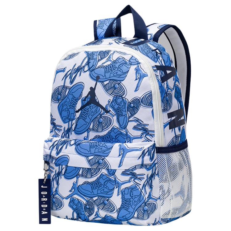New Jordan Polyester Backpack Trumpets Unisex Blue JD2523016TD-005