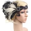 Hairhoop Tassel Design Bridal Headwear Feather Feather Rhinestone Headband for Women