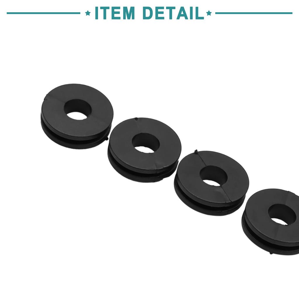 ACROPIX Мотоциклетные резиновые втулки боковых крышек для Suzuki GS125 6 шт. Черные