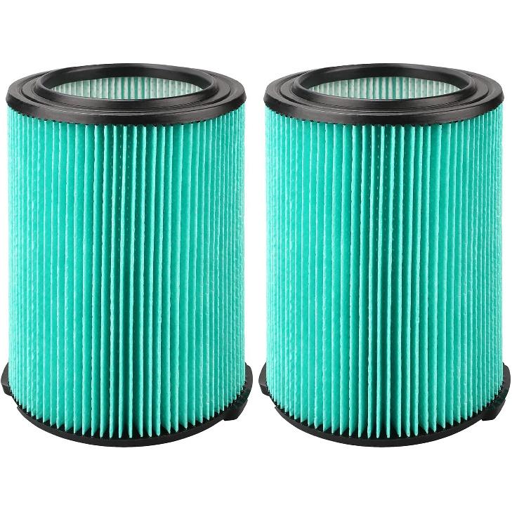 PIGUOAT 2PCS VF6000 5-Layer Replacement Filter for Ridgid 5-20 Gallon Wet Dry Vacuums WD5500 WD0671 WD6425 WD7000 WD1280 WD1851 WD1680 WD1956 RV2400A