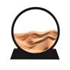 3D Dynamic Art Sand Painting Moving Round Glass Mountains Valleys Dynamic Quicksand Painting Home