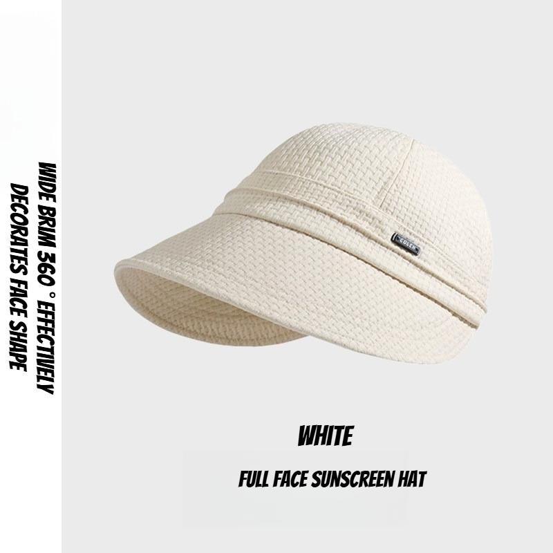 1pc Women's Wide Brim Sun Hat,outdoor Sun Drawstring Adjustable Bucket Summer Quick-drying Bucket Hat for Beach Tarlve Parties