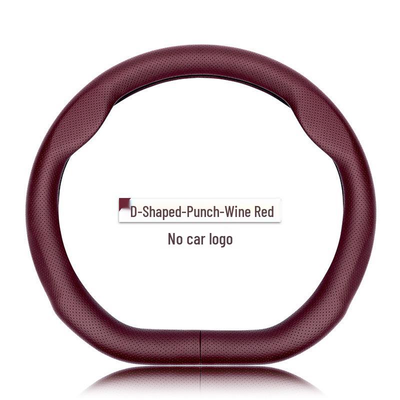 Чехол на руль из натуральной кожи Luxgen - Универсальная посадка для моделей U6, Big 7, S5, U5, 7MPV, Na 5, Rui 3