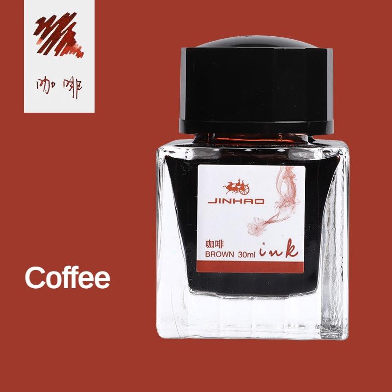 JINHAO 50ml/30ml Various Color Ink Glass Bottled Ink Fountain Pen Ink Refill Cartridge School Writing Office Supplies Stationery