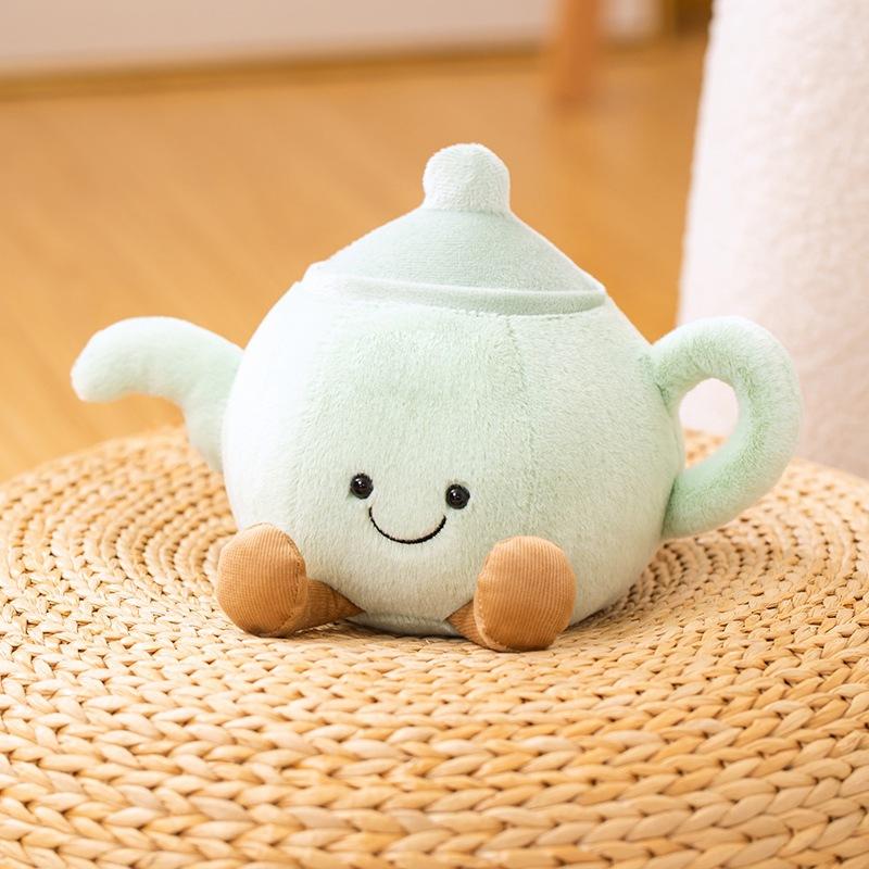 Новая серия Afternoon Tea Симпатичные плюшевые игрушки Чайник Чашка Кукла Креативные украшения Куклы Подарки для девочек