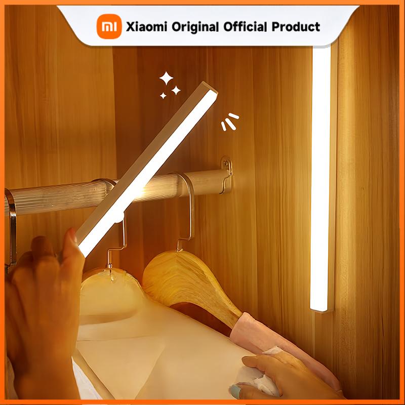 Xiaomi Светодиодный светильник с датчиком движения Беспроводной светодиодный ночник USB-перезаряжаемый светильник Лампа для шкафа, гардеробной, подсветка лестницы Для кухни