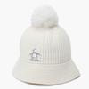 MunSingwear Women S Knit Bucket Hat With Pom Pom Ivory Mp422lcpo3 