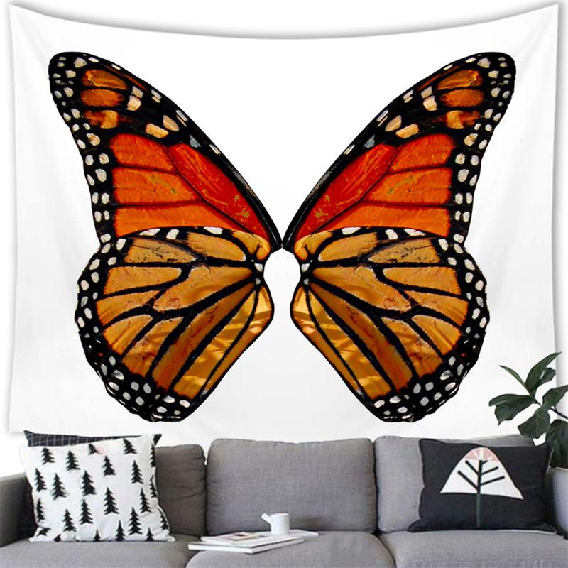 Красивый гобелен с бабочкой, бабочка, такси, настенный домашний декор, фон, гобелен с бабочкой, настенный