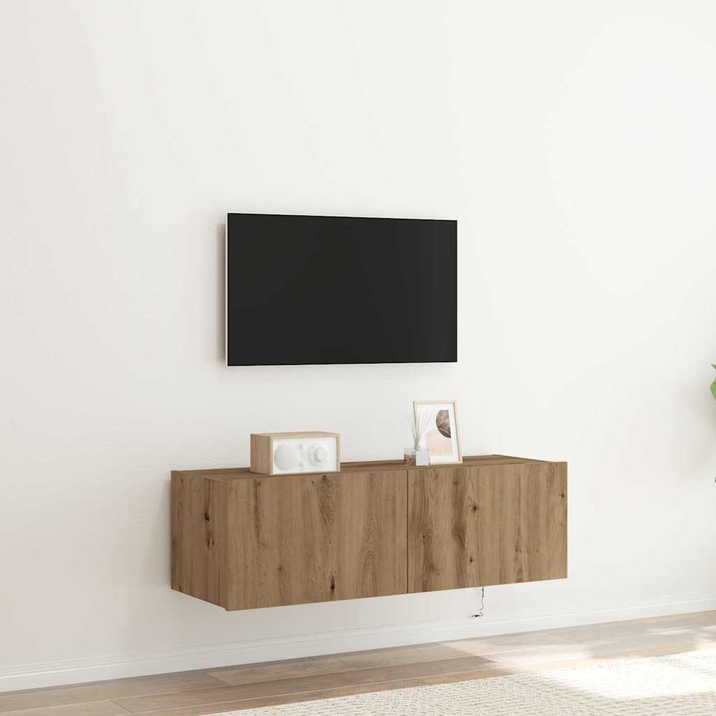 TV Wall Cabinet Artisan Oak 100 x 35 x 31 cm Particleboard