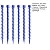 6Pcs 26.6CM Screw-in Tent Stake Heavy Duty Multi-functional Outdoor Garden Yard Camping