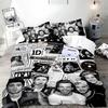Комплект постельного белья Direction One Односпальный Полуторный Двуспальный Кингсайз Комплект для кровати Взрослый Детский Спальня Пододеяльники Комплекты Принт