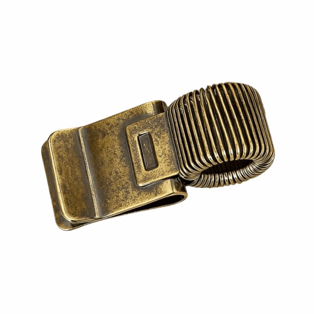 Creative Spring Pen Clip Retro Notebook Pen Holder Pen Clip With Spring Student Use