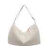 Pleated Soft Cloth Bag Women's Crossbody Bag Nylon Cloth Bag Large Capacity Simple Cloth Bag Shoulder Bag