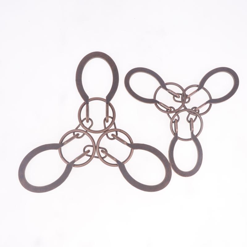 1 Piece 3D Metal Puzzle Brain Teaser Ring Removal Adults Kids Iq Challenge Games Horseshoe Lock Old Lock Shackles Solution Wit
