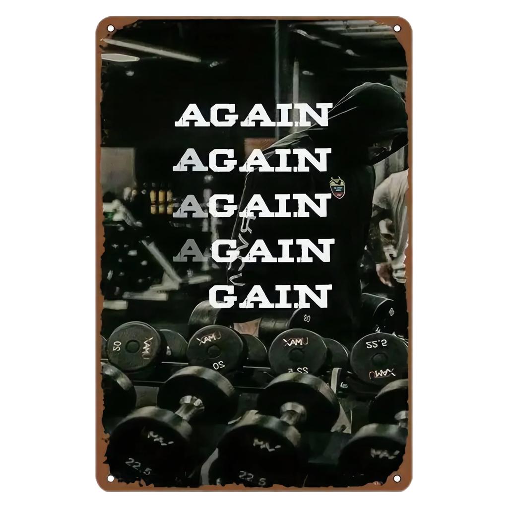 Смешные металлические знаки, декор, мотивирующие цитаты о фитнесе, настенное искусство для гостиной, спальни, спортзала, металлические жестяные знаки, винтажные