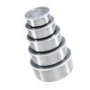 5Pcs/set Salad Bowl Stackable Stainless Steel Mixing Set with Lid Storage Bowl Whisking Bowl for Serving/Cooking/Baking/Storage