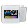 Smart Alarm Clock with Night Backlight Desk Table Thermometer Hygrometer Projection Clock for Home Living Room Bedroom