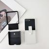 Подходит для мобильного телефона со складным экраном Samsung Flip7, чехол ZFlip7, боковой подвес, однотонный кожаный ремешок для руки, защита от падений