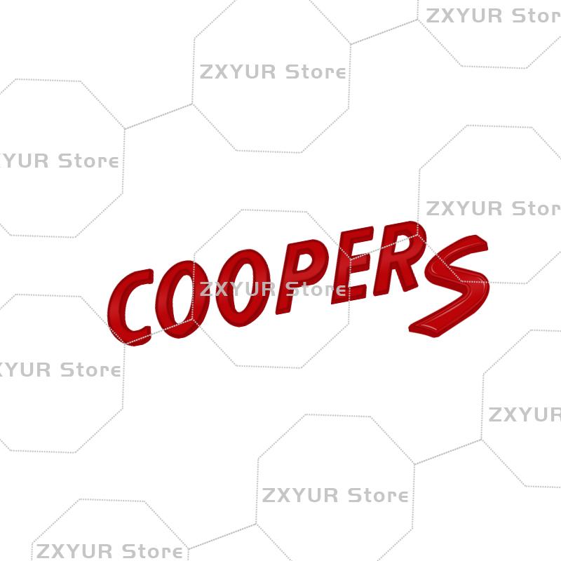 Metal COOPER SD Emblem Car Sticker Letter Badge Body Rear End Trunk Decor For Mini Cooper S R60 R52 R53 R55 R56 F54 F55 F56 F60 e4