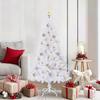 Artificial Christmas Tree White 150 cm PVC and Steel