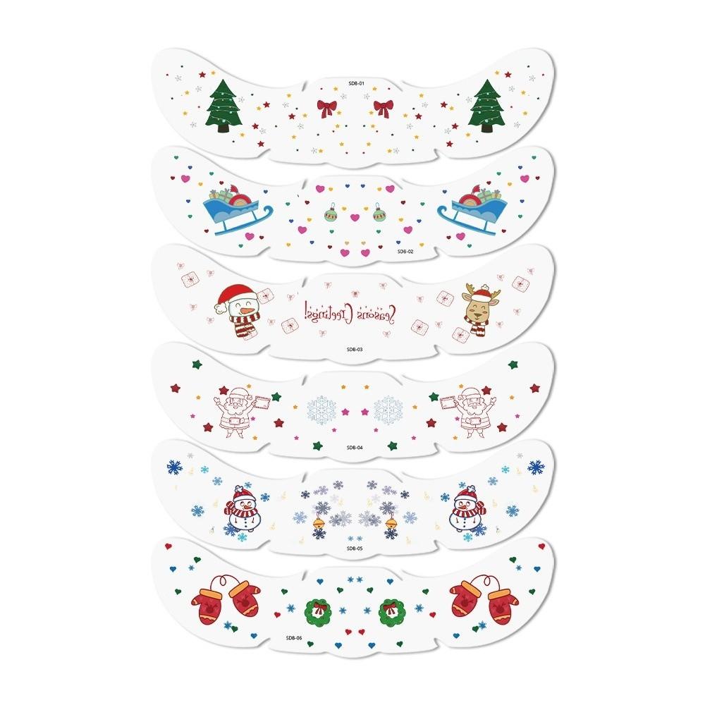 Sweet Style Temporary Tattoo Stickers Cute Style Christmas Tattoo Stickers Holiday Events