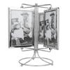 Metal Home Rotating Photo Picture Frame Restaurant Rotating Menu Frame for 4x6in Photo