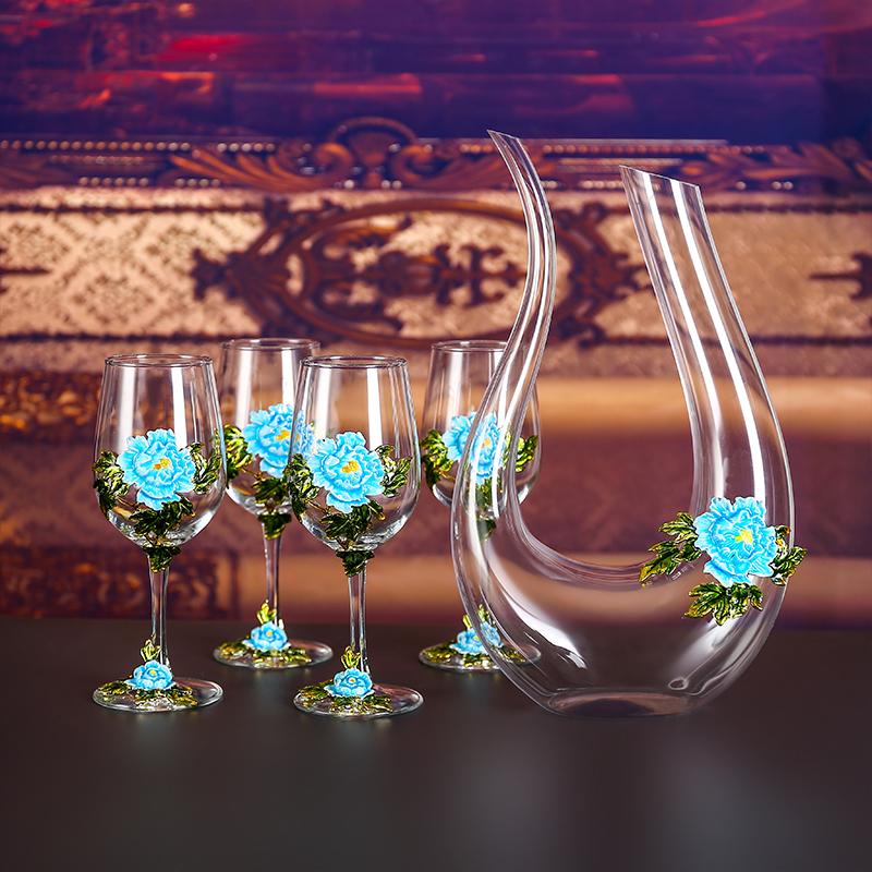 Бокал для красного вина, набор бокалов, хрустальный бокал, винный графин, фляга, диспенсер для вина, барная посуда, наборы для вина, изысканные подарки