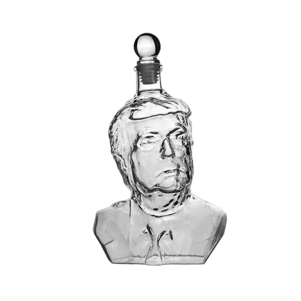 Смешная бутылка виски новый уникальный стеклянный графин для вина и виски графин