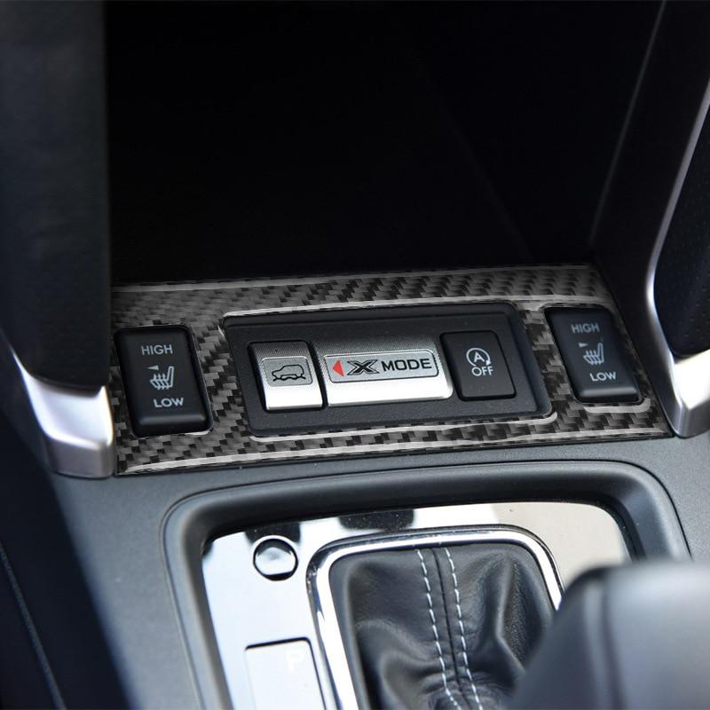 Для Subaru Forester 2013-2018 1x автомобильный Стайлинг, чехол для кнопок сиденья из углеродного волокна, рамка для кнопок спортивного режима