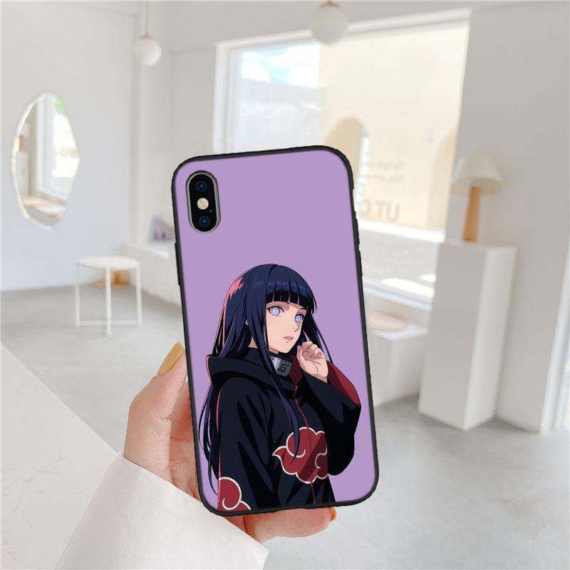 LO66 Naruto Hyuuga Hinata Soft Shell Phone Case for OPPO A3 Pro A72 A74 A76 A77 A77S A78 A79 A94 A95 A18 A40M A58