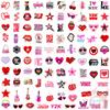 110Pcs/Set Downtown Y2K Girls Q-1 Mini Diary Manual Stickers DIY Scrapbooks Album Decor Decals Stickers