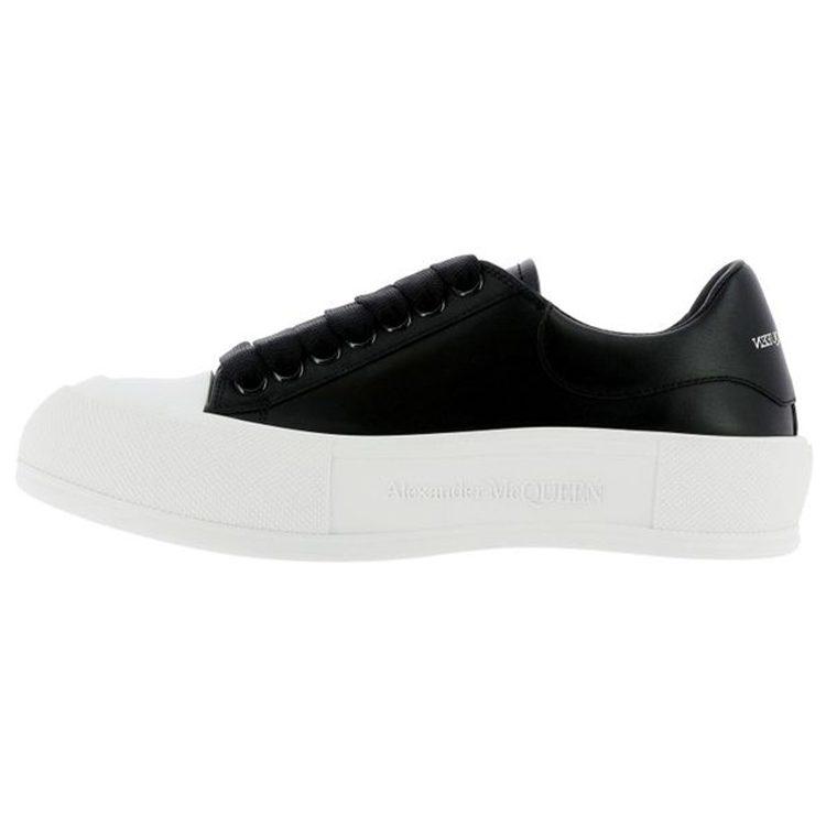 Alexander Mcqueen Кеды на шнуровке 'Black White' Женские 667245WIAB61070