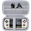 Khanka Чехол для хранения для Anbernic RG40XX H Whatsko Портативная игра Белая ультратонкая консоль, (Только случай)