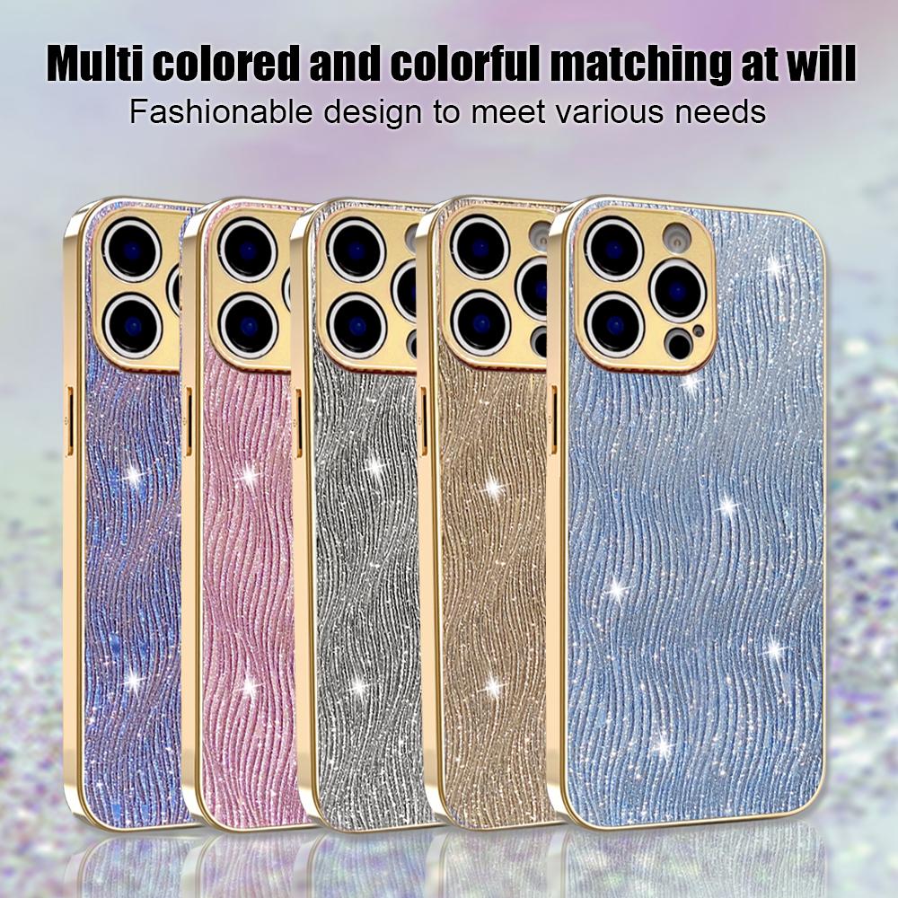 Гальванический чехол из ТПУ для телефона iPhone 16E 16 15 14 13 Pro Max 15Pro 16Pro Max 16 Plus Крышка Ударопрочные защитные чехлы для камеры