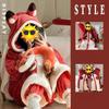 Animal Cat Onesie Women Men Pajamas Hooded Robe Warm Soft Sleepwear Overall Onepiece Jumpsuit Cosplay Costume Sleepwear Housecoat Loungewear Nightgown