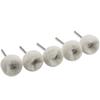 5pcs 2.35mm Wool Polishing Brush Set for Grinding and Buffing Metal and Stone Materials with Woolen Grinding Heads