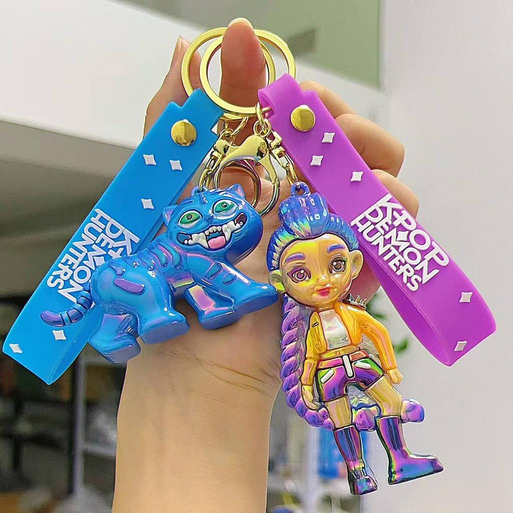 Electroplated Witch Hunters Keychain Pendant Witch Hunters KPOP Rumimira Key Accessories