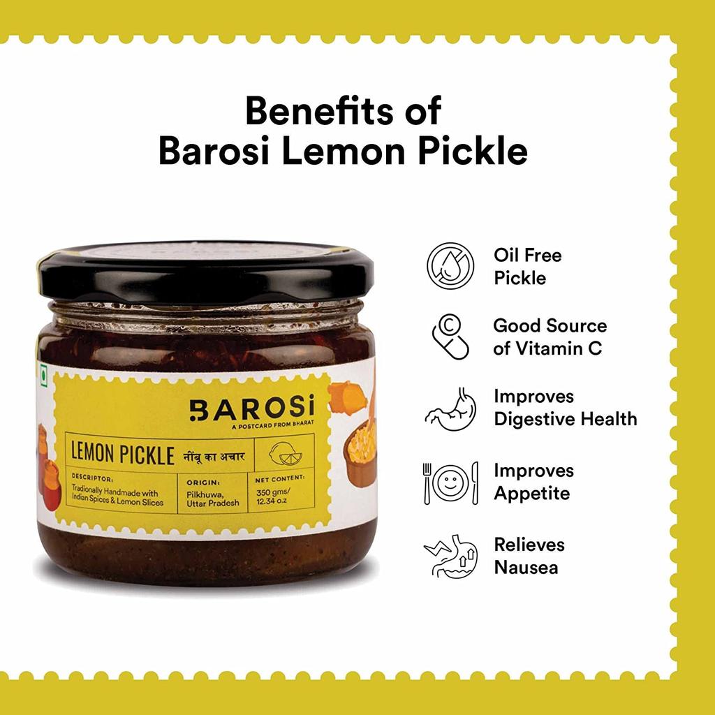 Пикуль с Лимоном (350 г), Lemon Pickle,  Barosi