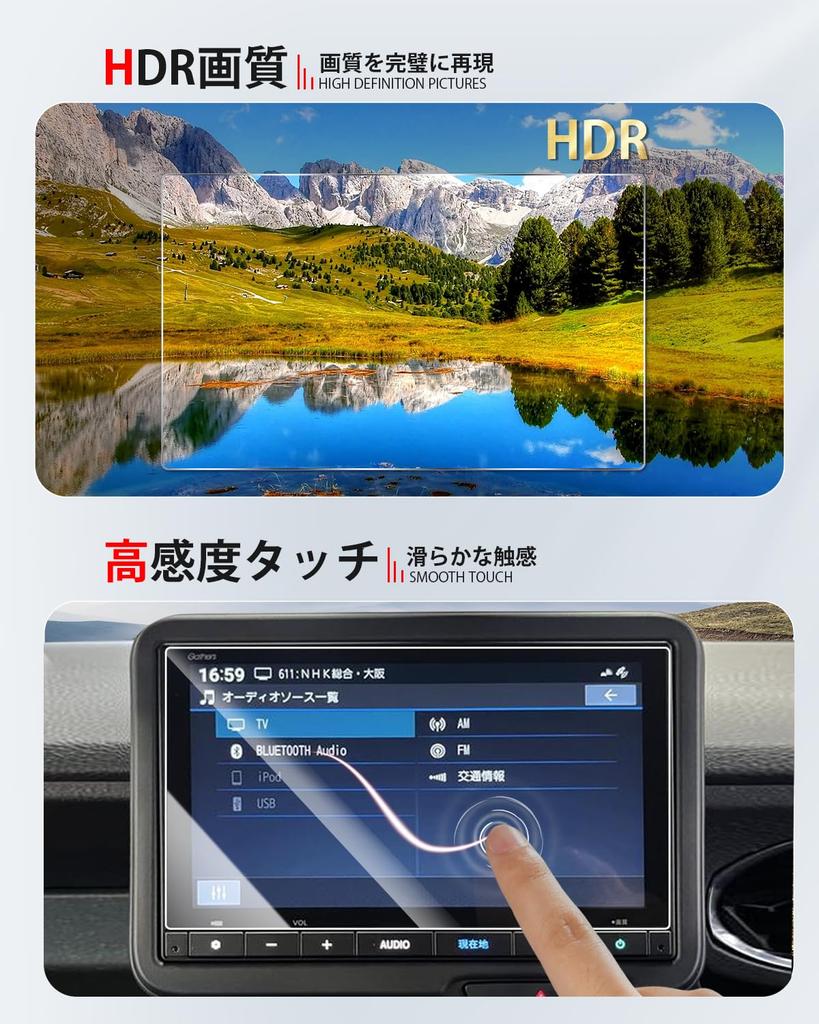 Защитная пленка ASZSK (2 куска), Для нового N-BOX JF5 JF6 Навигационная пленка, Дисплей VXM-245ZFEi