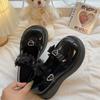 Fashion 2024 New Loafers Round Toe Thick Sole JK Lolita Mary Jane Cute Women Shoes with Bow Sweet Simple Comfortable Versatile Casual