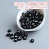10g Pack of Flat Acrylic Alphabet Beads for DIY Children's Beading and Jewelry Keychain Accessories
