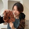 Большие полотенечные головные уборы для женщин, плюшевые эластичные резинки для волос, веревки для волос, женские аксессуары для волос, модные головные уборы