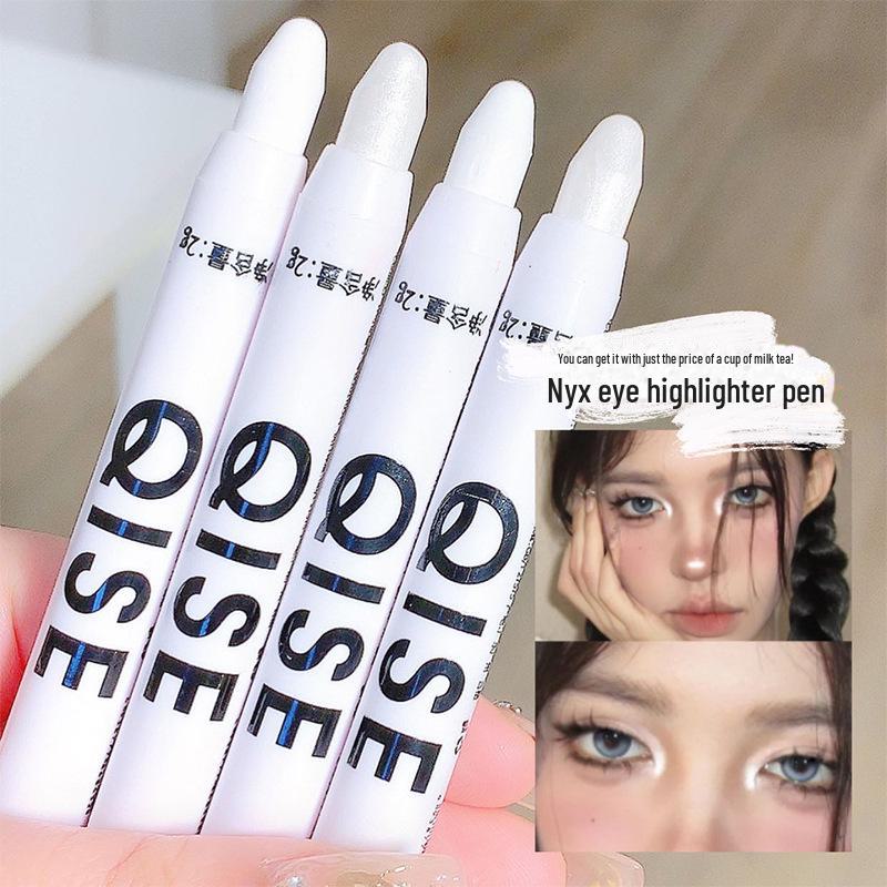 Водостойкая и устойчивая к поту ручка-тени для век Qise: Осветляйте  Подчеркивайте  и Улучшайте с Перламутрово-матовым Финишем. Неразмазывающийся хайлайтер для макияжа глаз.