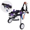 Aluminium Alloy Purple Double Wheel Pet Wheelchair Disabled Dog Assisted Walk Car Hind Leg