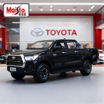 Майсто 1:24 Toyota Hilux Внедорожный Пикап Сплав Масштабная Модель Автомобиля Литьевой Металл Статическая Коллекция Детская Игрушечная Машина Транспортные Средства